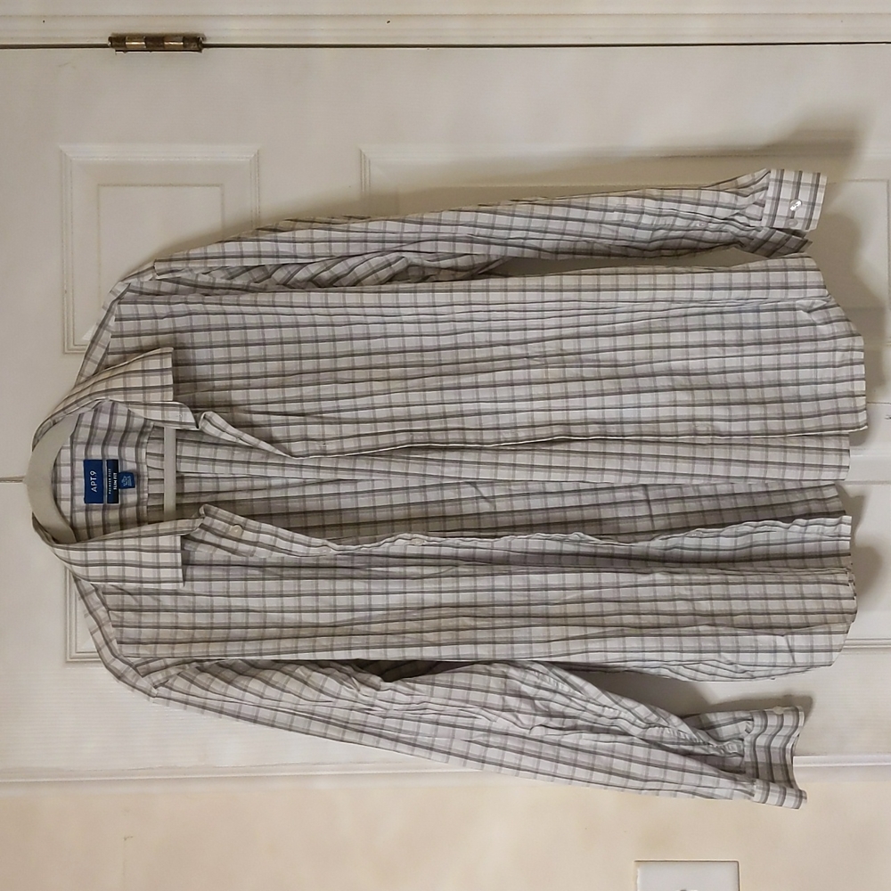 Apt. 9 Men's button down shirt XL Slim Fit